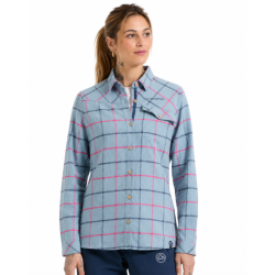 bluza koszula damska La Sportiva Rambler Light Flannel- limestone/ night sky