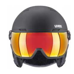 Kask narciarski UVEX wanted visor black mat
