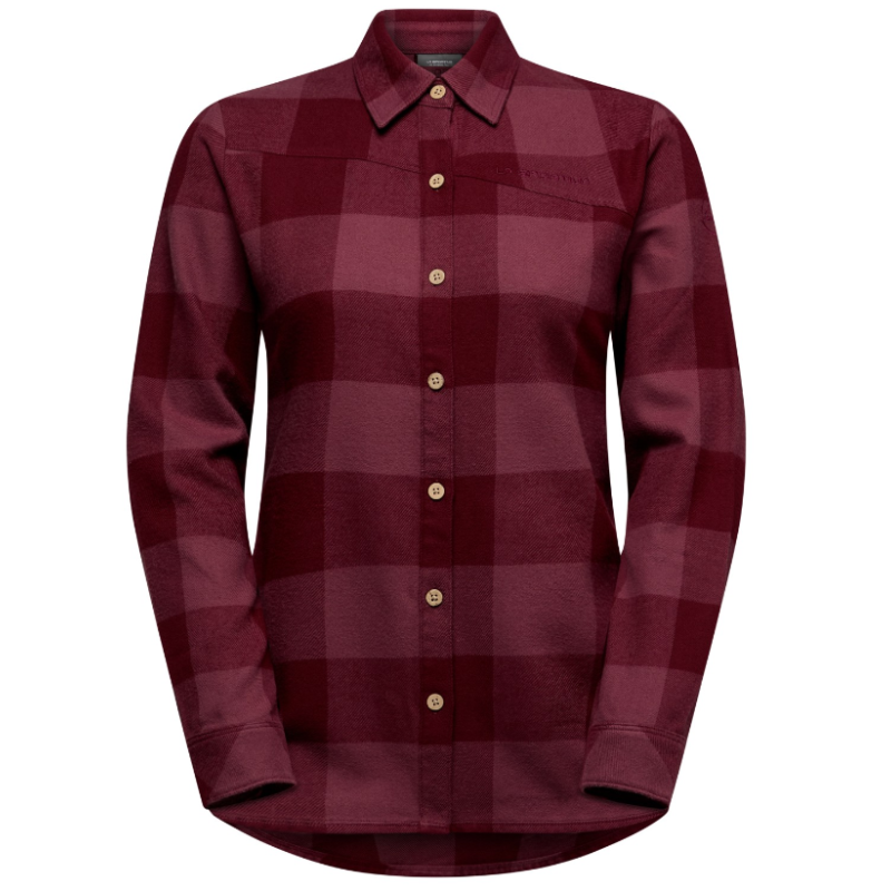 bluza koszula damska La Sportiva Rambler Flannel Shirt w- redwood