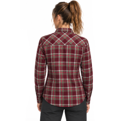 bluza koszula damska La Sportiva Rambler Lined Flannel Shirt W- redwood/ chalk