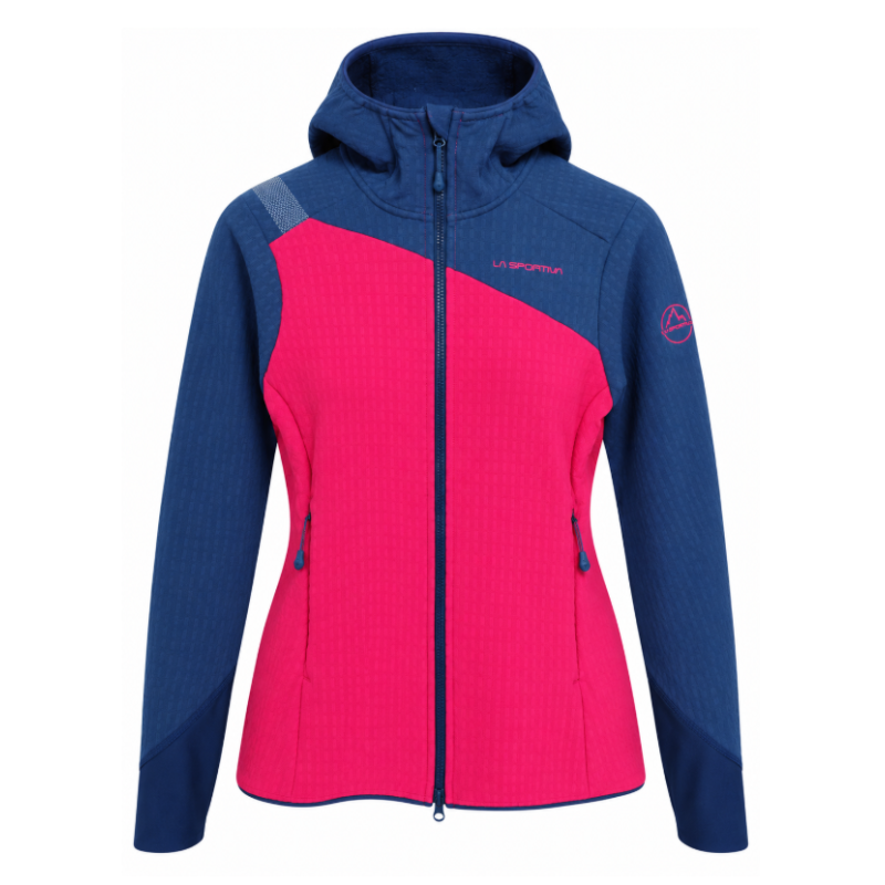 bluza damska La Sportiva Bristen Thermal Hoody - azalea/ night sky