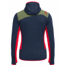 bluza męska Aequilibrium Thermal Hoody M - night sky/ mountain red