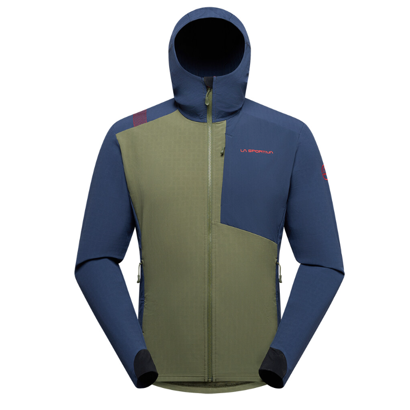 bluza męska La Sportiva Descender Storm Jkt M- cypress/ night sky