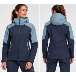 kurtka damska La Sportiva Crest Evo Shell Jkt W- night sky/ limestone